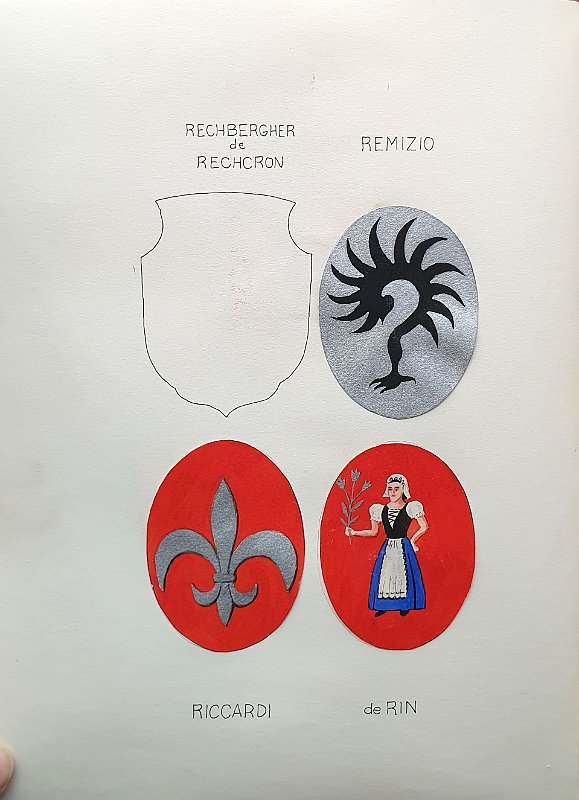 RECHBERGHER de RECHRON  REMIZIO  RICCARDI  de RIN