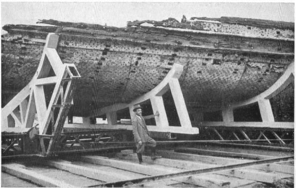 La prima nave di Nemi emersa nel 1928