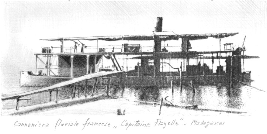 Madagascar, cannoniera "Capitaine Flayelle"