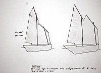  Bretagna - principali tappe di evoluzione della scialuppa sardellante di Iroise tra il 1840 e il 1920