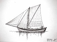  Norvegia - barca di Lista, 1865