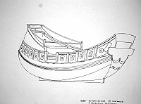 Cina - imbarcazione da cerimonia a decorazioni policrome