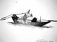  Yang Tze Kiang - grande barca da carico fluviale, scafo asimmetrico a poppa