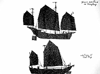  Giunca marittima del Kuangtung e cabotiero di Tsat Pong