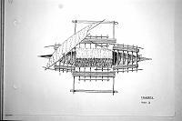  Celebes -Penisola di Minahasa - menado - schema di grande piroga da carico a tre ordini di remi e vela - tav.3