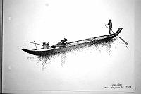  Vietnam - barca da pesca sul Mekong